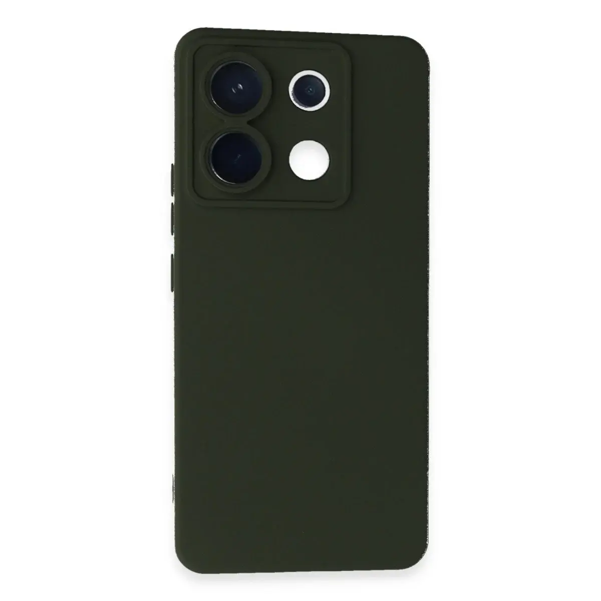 Xiaomi Redmi Note 13 Pro 5g Kılıf Nano İçi Kadife Silikon - Koyu Yeşil