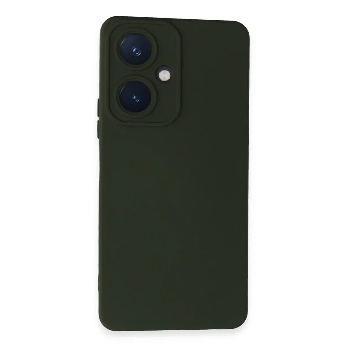 Vivo Y27 Kılıf Nano İçi Kadife Silikon - Koyu Yeşil
