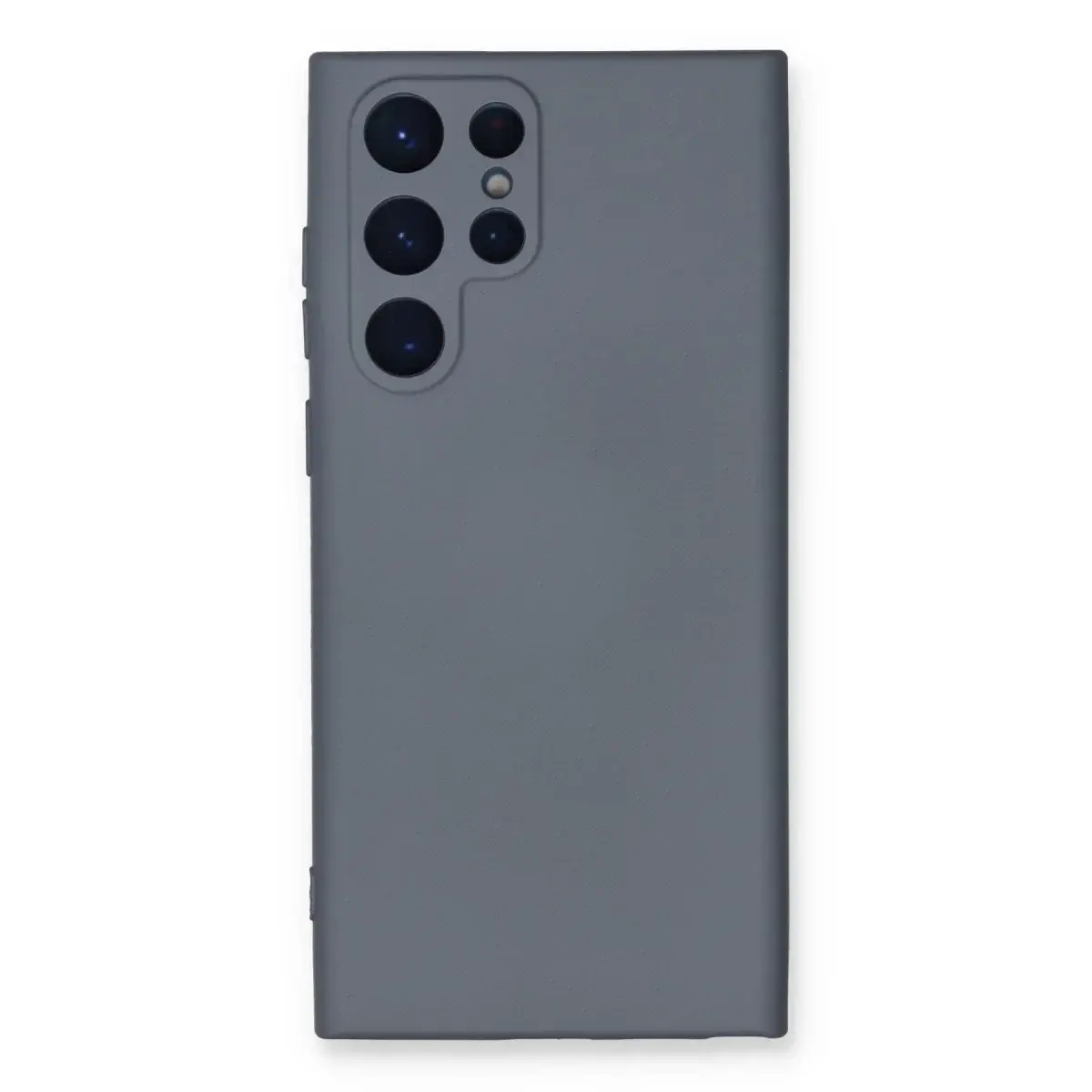 Samsung Galaxy S24 Ultra Kılıf Nano İçi Kadife Silikon - Gri