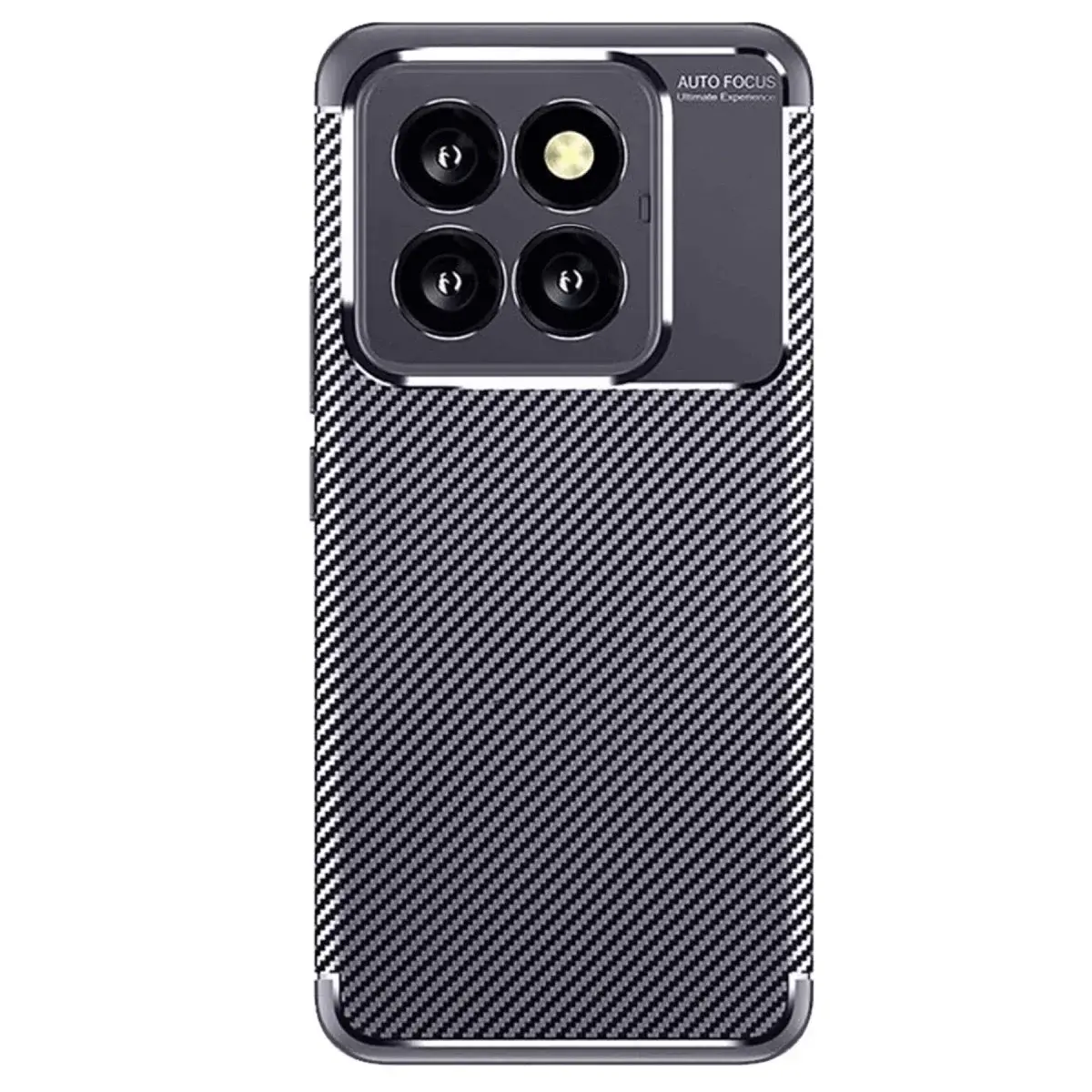 Xiaomi Mi 14t Pro Kılıf Auto Focus Karbon Kapak - Lacivert