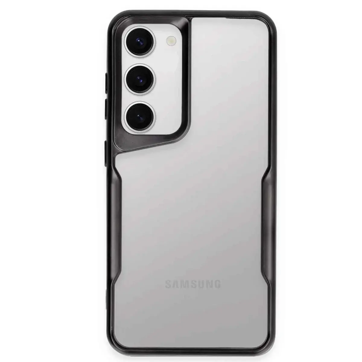 Samsung Galaxy S23 Kılıf Boyi Silikon Kapak - Siyah