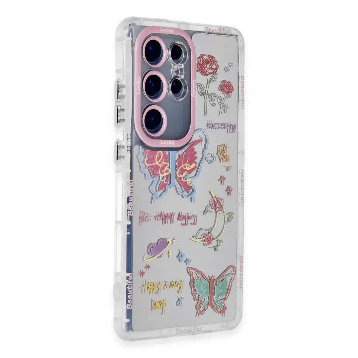 Samsung Galaxy S23 Ultra Kılıf Reflexion Desenli Kapak - Desen 8