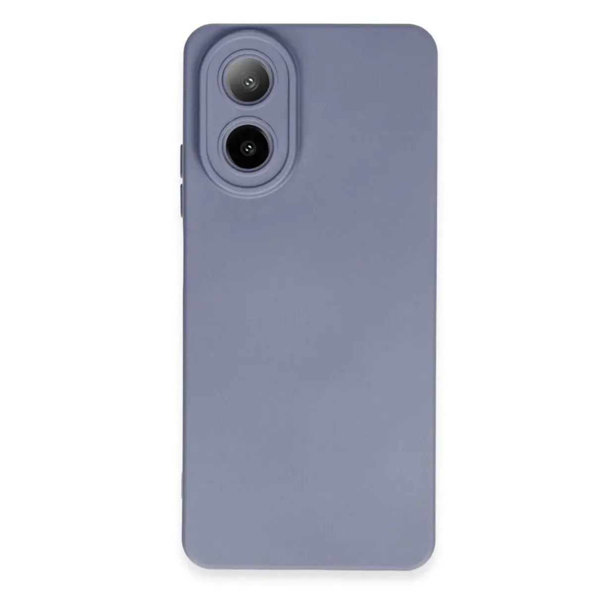 Oppo A38 Kılıf Nano İçi Kadife Silikon - Gri