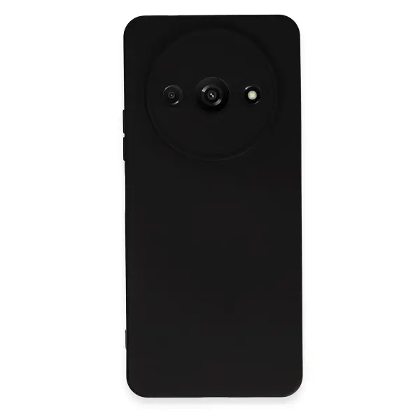 Xiaomi Redmi A3 4g Kılıf Nano İçi Kadife Silikon - Siyah