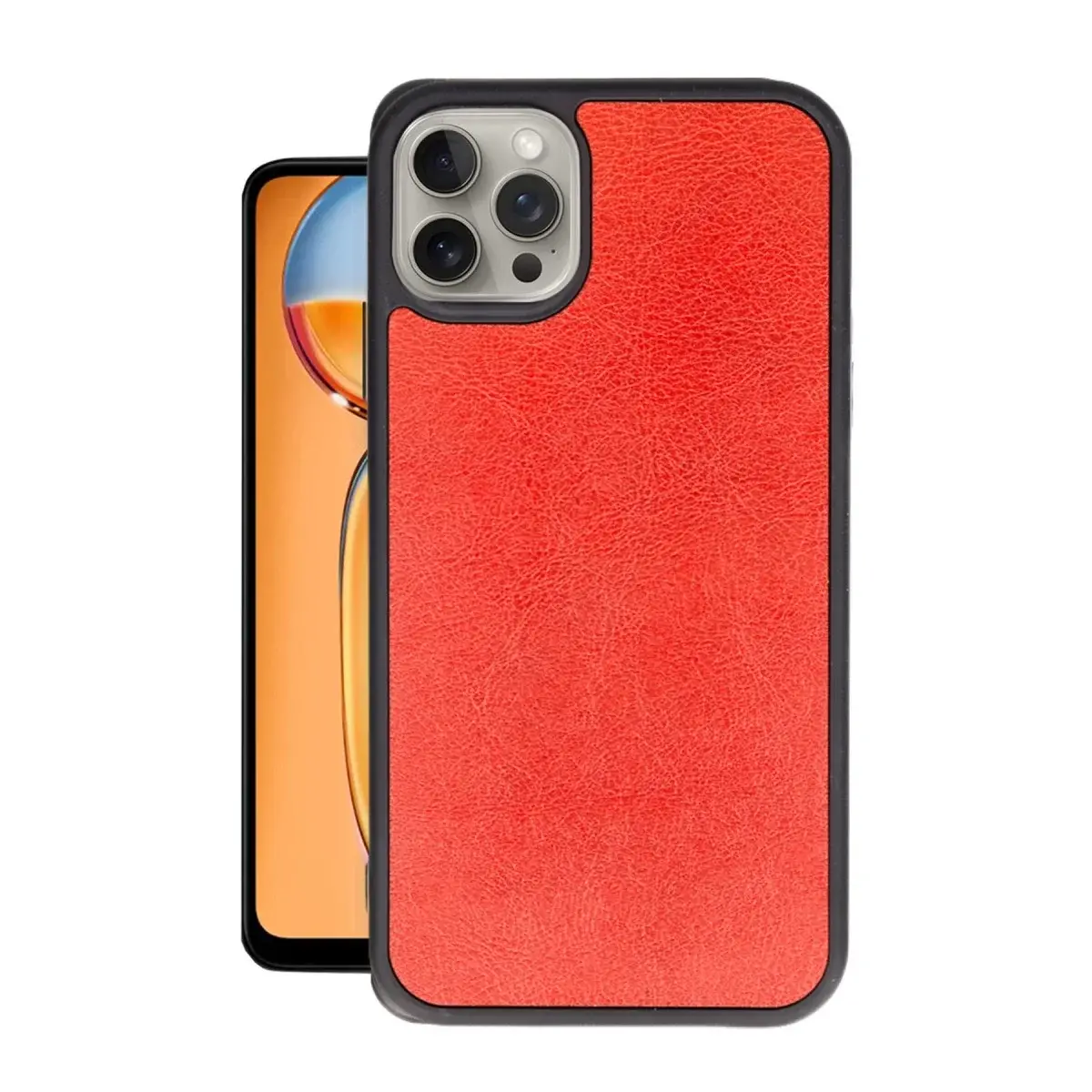 İphone 14 Pro Kılıf Aras Deri Kapak - Kırmızı
