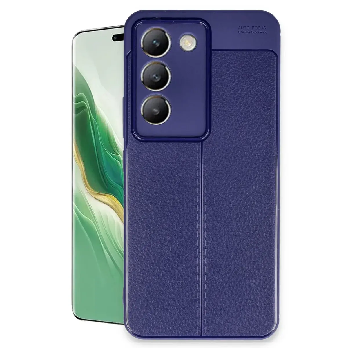 Vivo V30 Lite 4g Kılıf Auto Focus Kapak - Lacivert