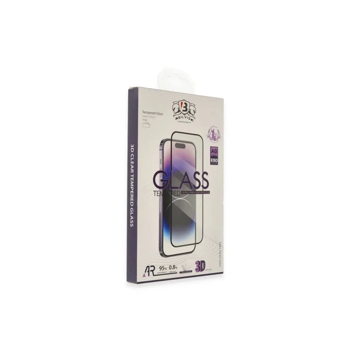 İphone 16 Pro Bilvis 3d Radian Cam Ekran Koruyucu