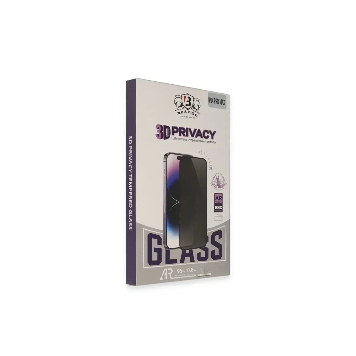 İphone 16 Pro Max Bilvis 3d Radian Hayalet Cam Ekran Koruyucu
