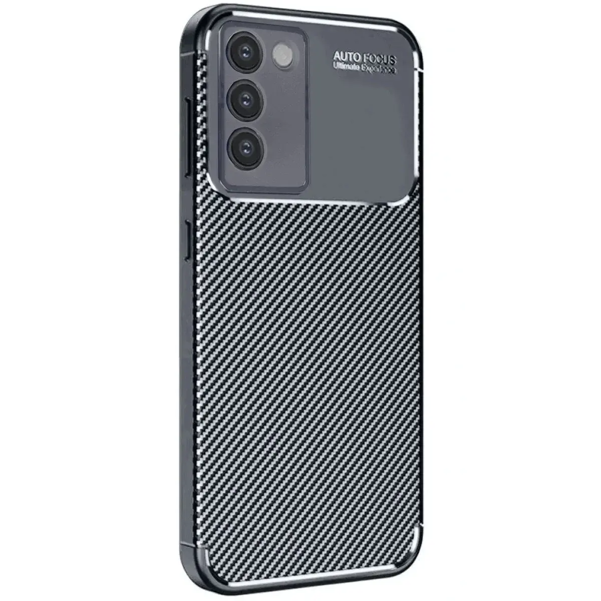 Vivo V30 Lite 4g Kılıf Auto Focus Karbon Kapak - Siyah