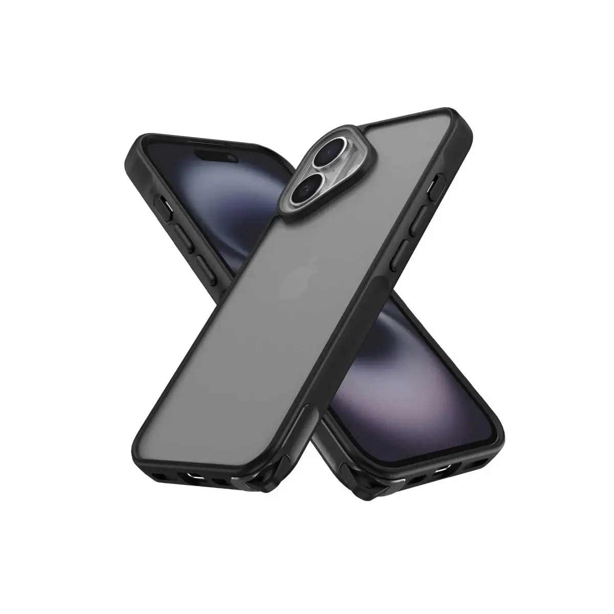 İphone 16 Kılıf Elegant Kapak - Siyah