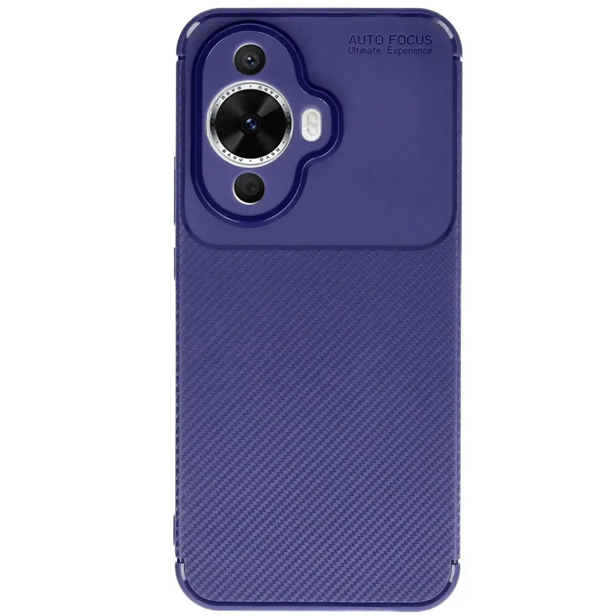 Huawei Nova 12s Kılıf Auto Focus Karbon Kapak - Lacivert