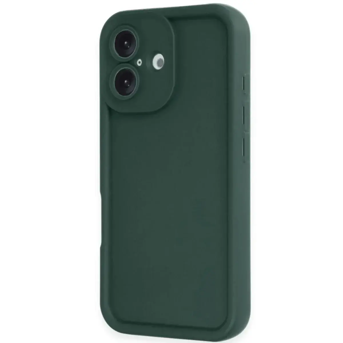 İphone 16 Kılıf Viera Silikon - Koyu Yeşil