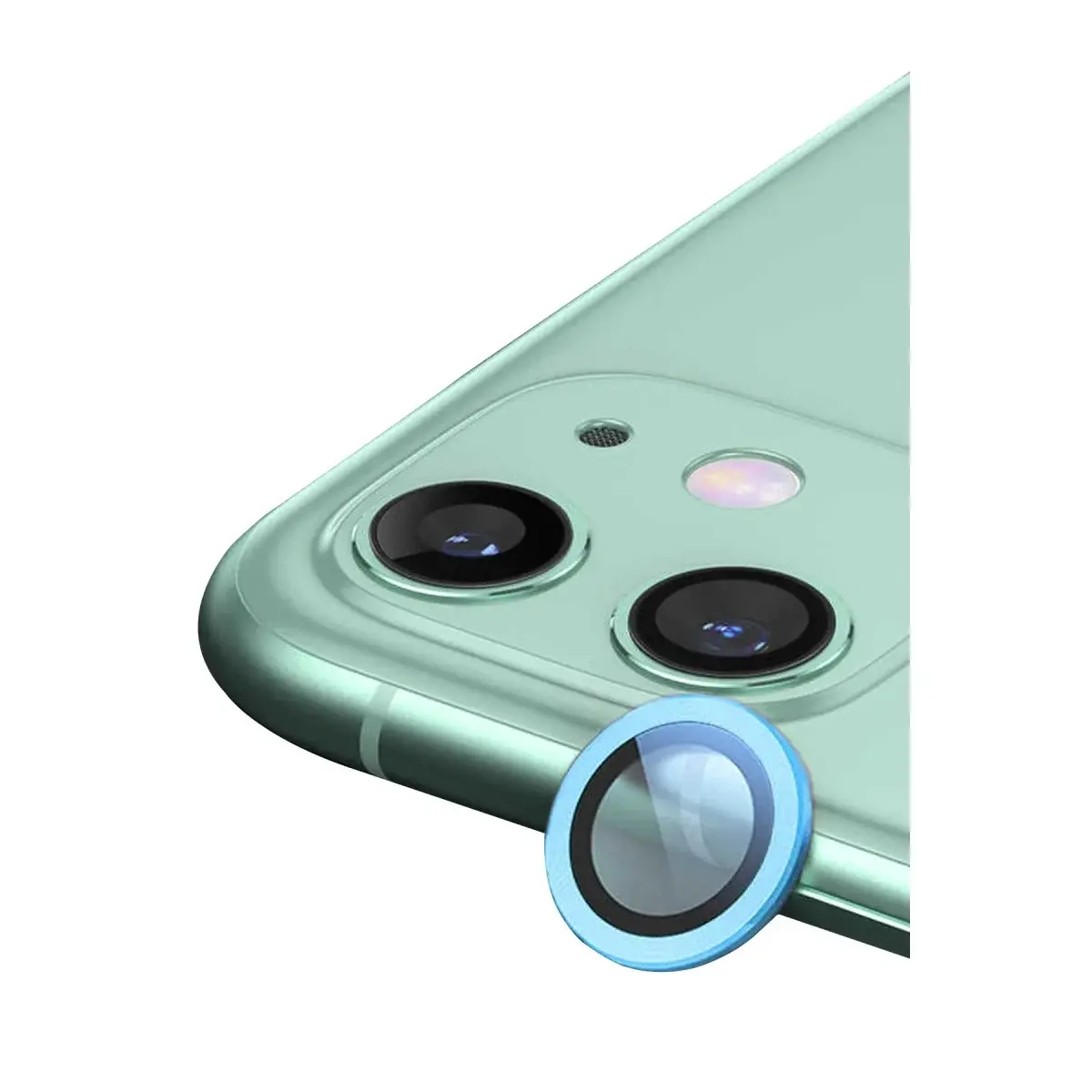 İphone 11 Raze Metal Kamera Lens - Mavi