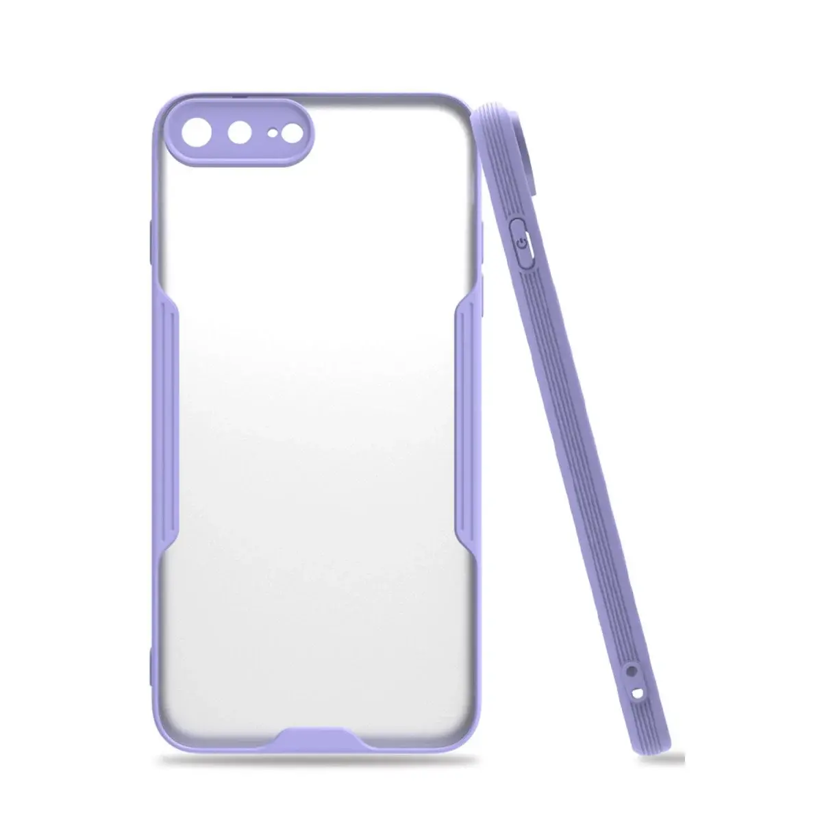İphone 7 Plus Kılıf Platin Silikon - Lila