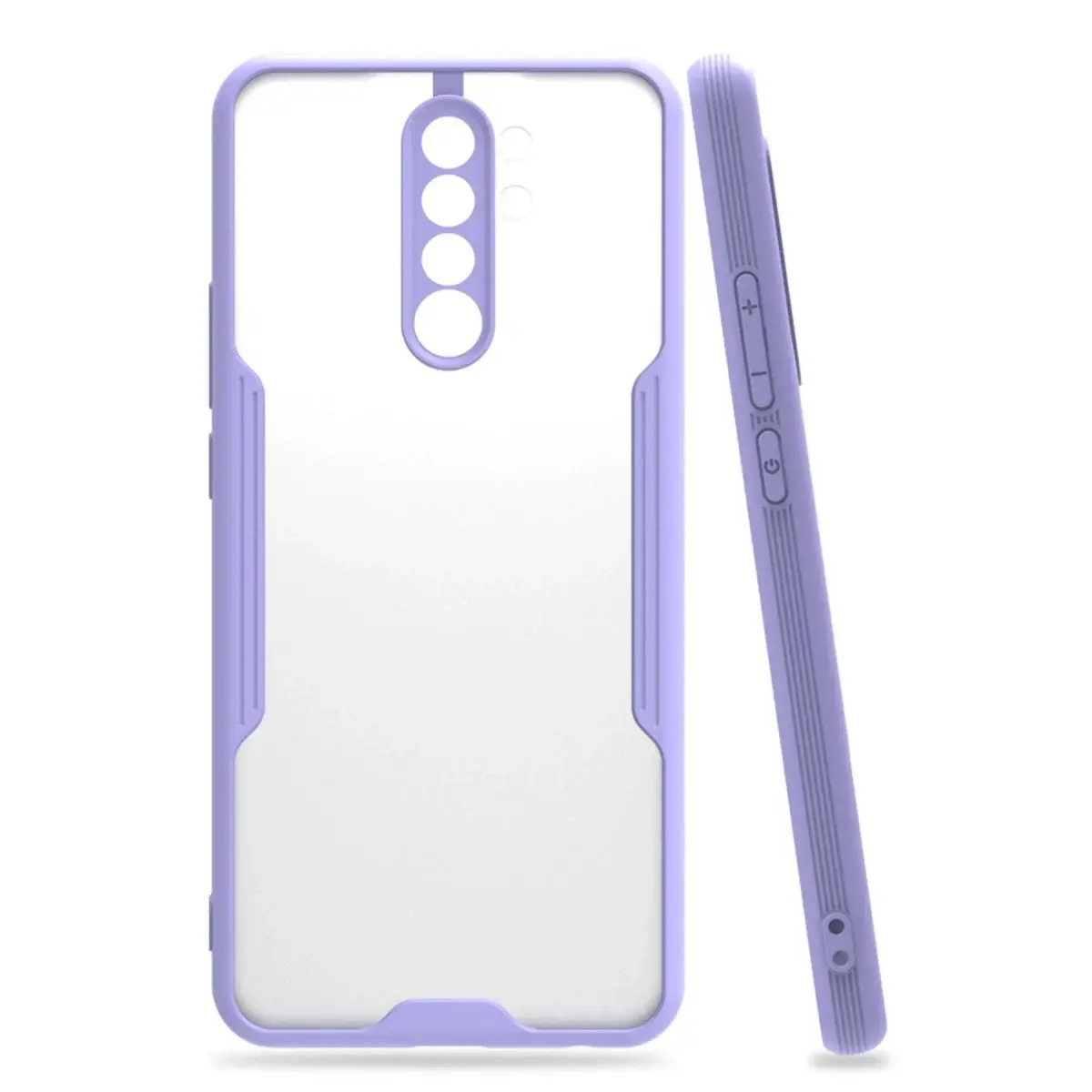 Xiaomi Redmi Note 8 Pro Kılıf Platin Silikon - Lila