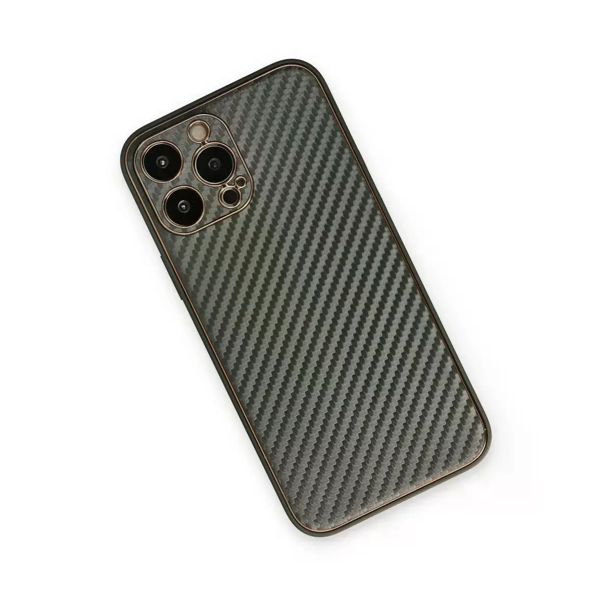 İphone 13 Pro Kılıf Coco Karbon Silikon - Füme