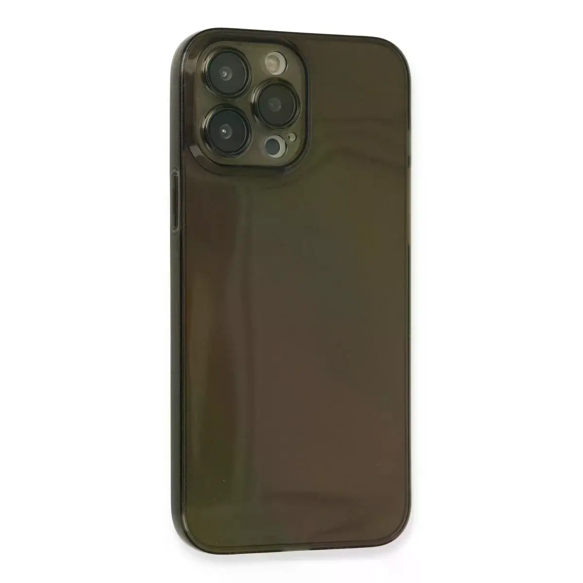 İphone 13 Pro Max Kılıf Fly Lens Silikon - Siyah