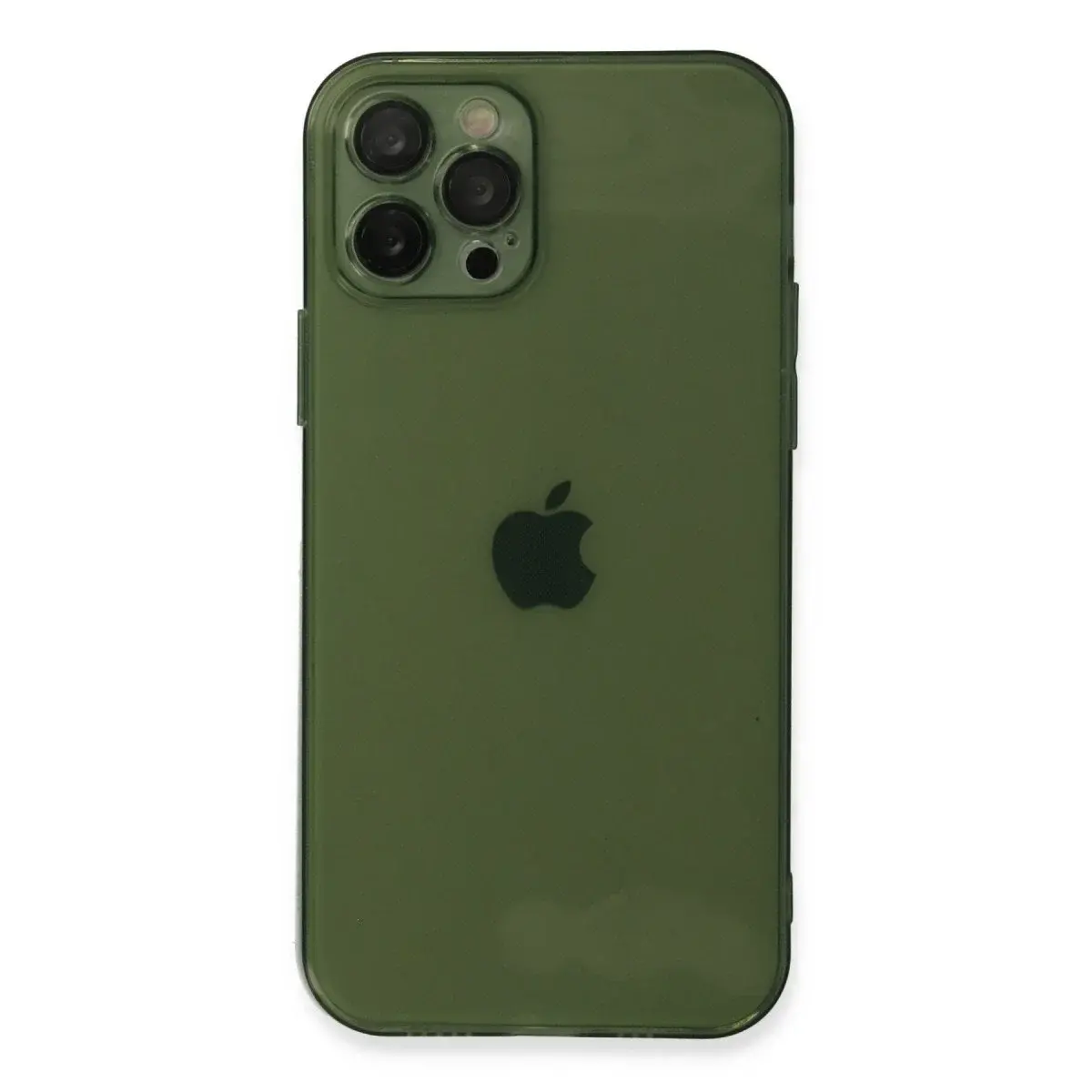 İphone 12 Pro Kılıf Fly Lens Silikon - Yeşil