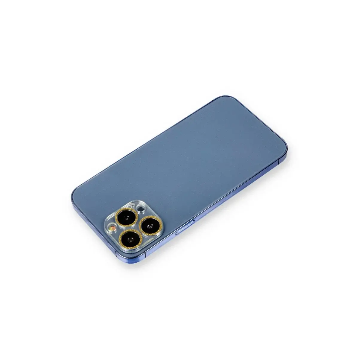 İphone 12 Pro Shine Kamera Lens Koruma Cam - Gold