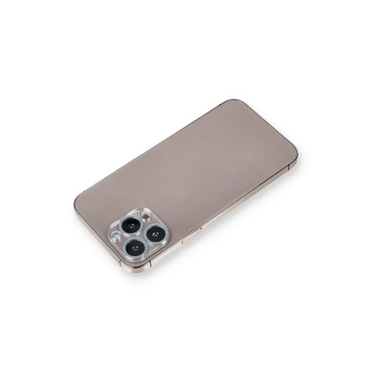 İphone 12 Pro Max Shine Kamera Lens Koruma Cam - Sierra Blue