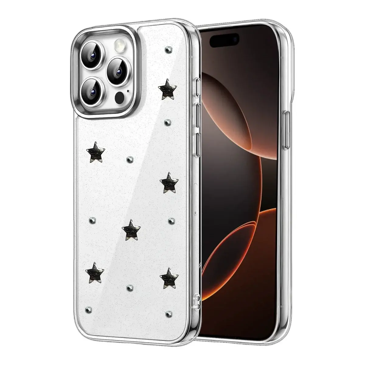 İphone 15 Pro Max Fiyonk Desenli Kapak - Desen 4