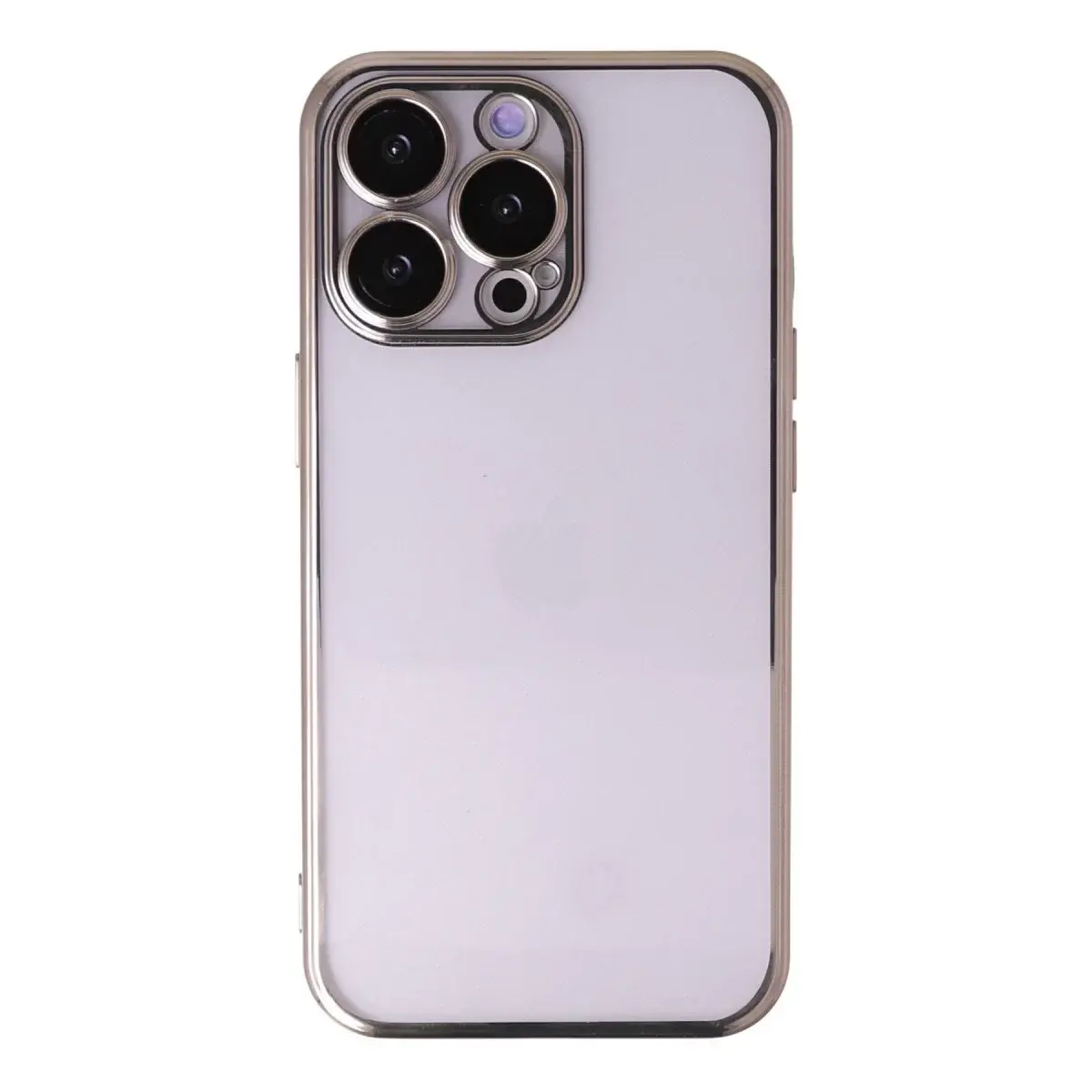 İphone 13 Pro Max Kılıf Razer Lensli Silikon - Gold