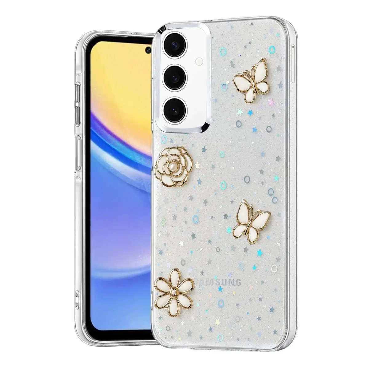 Samsung Galaxy A16 5g Fiyonk Desenli Kapak - Desen 10