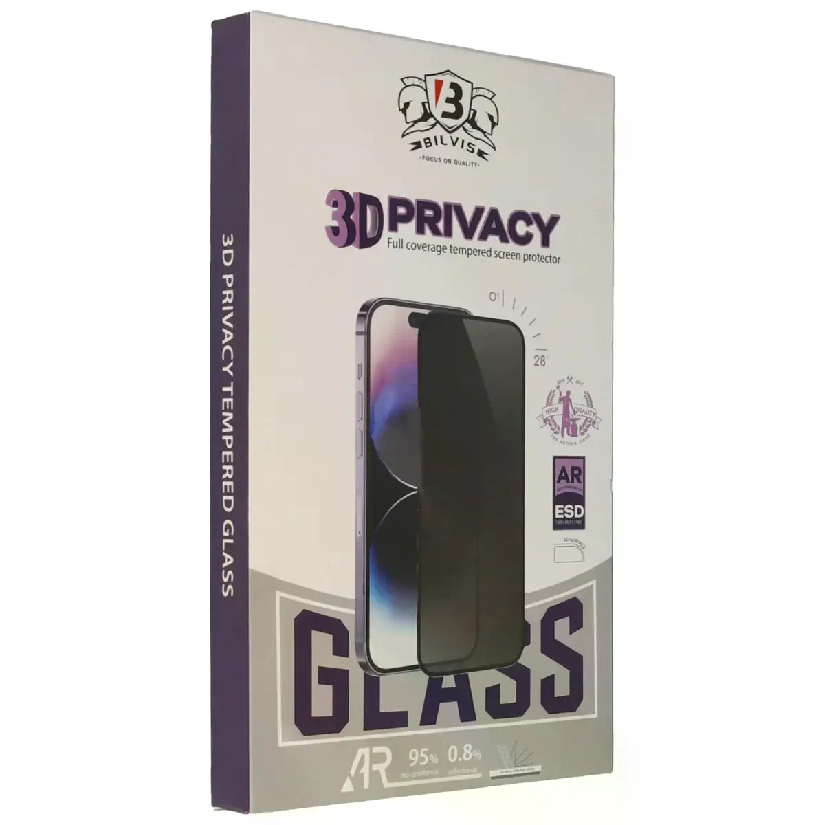 Samsung Galaxy S25 Edge Bilvis 3d Hayalet Cam Ekran Koruyucu