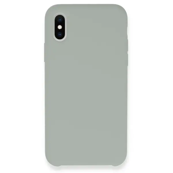İphone Xs Max Kılıf Lansman Legant Silikon - Açık Gri
