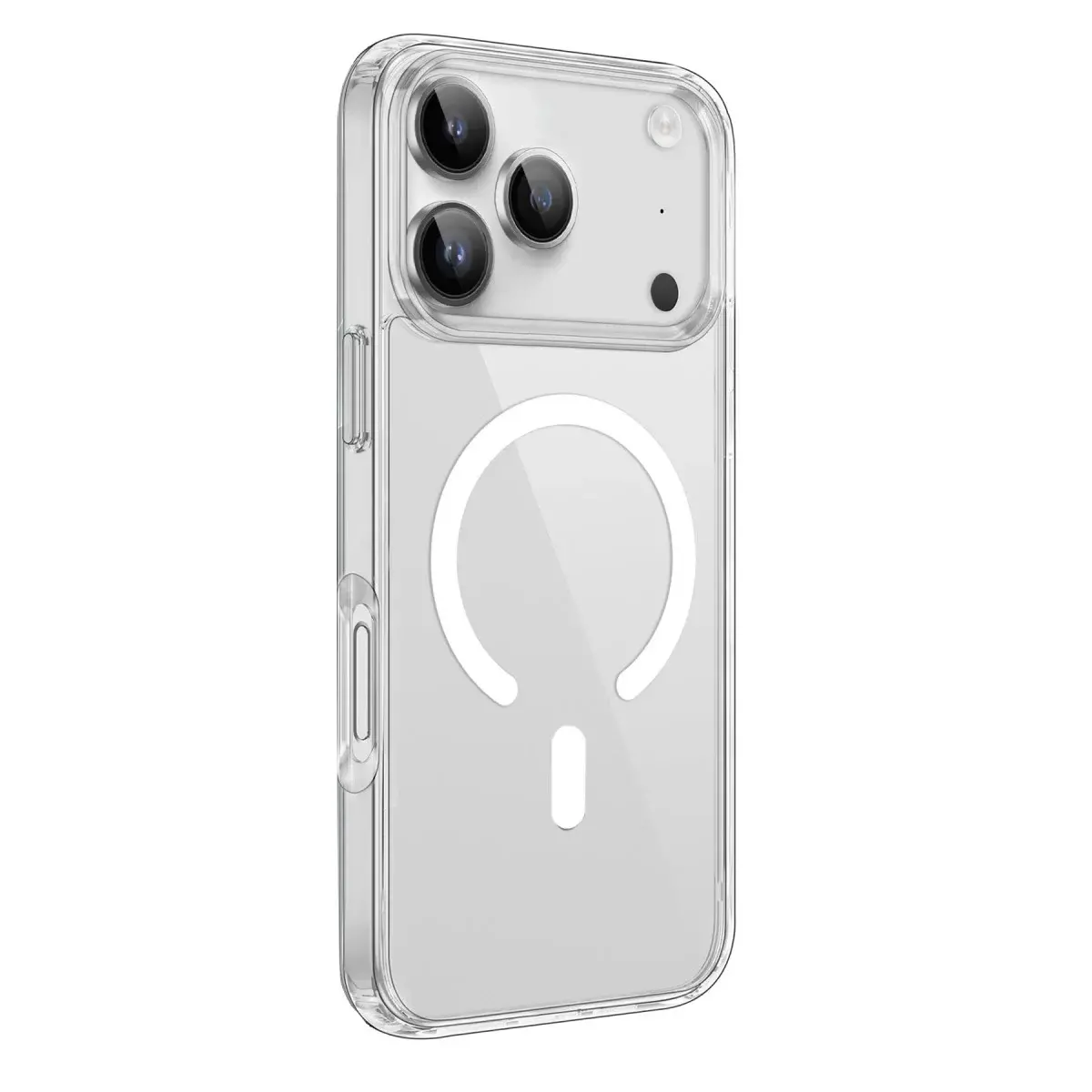 İphone 17 Pro Kılıf Pc Real Magsafe Kapak - Şeffaf