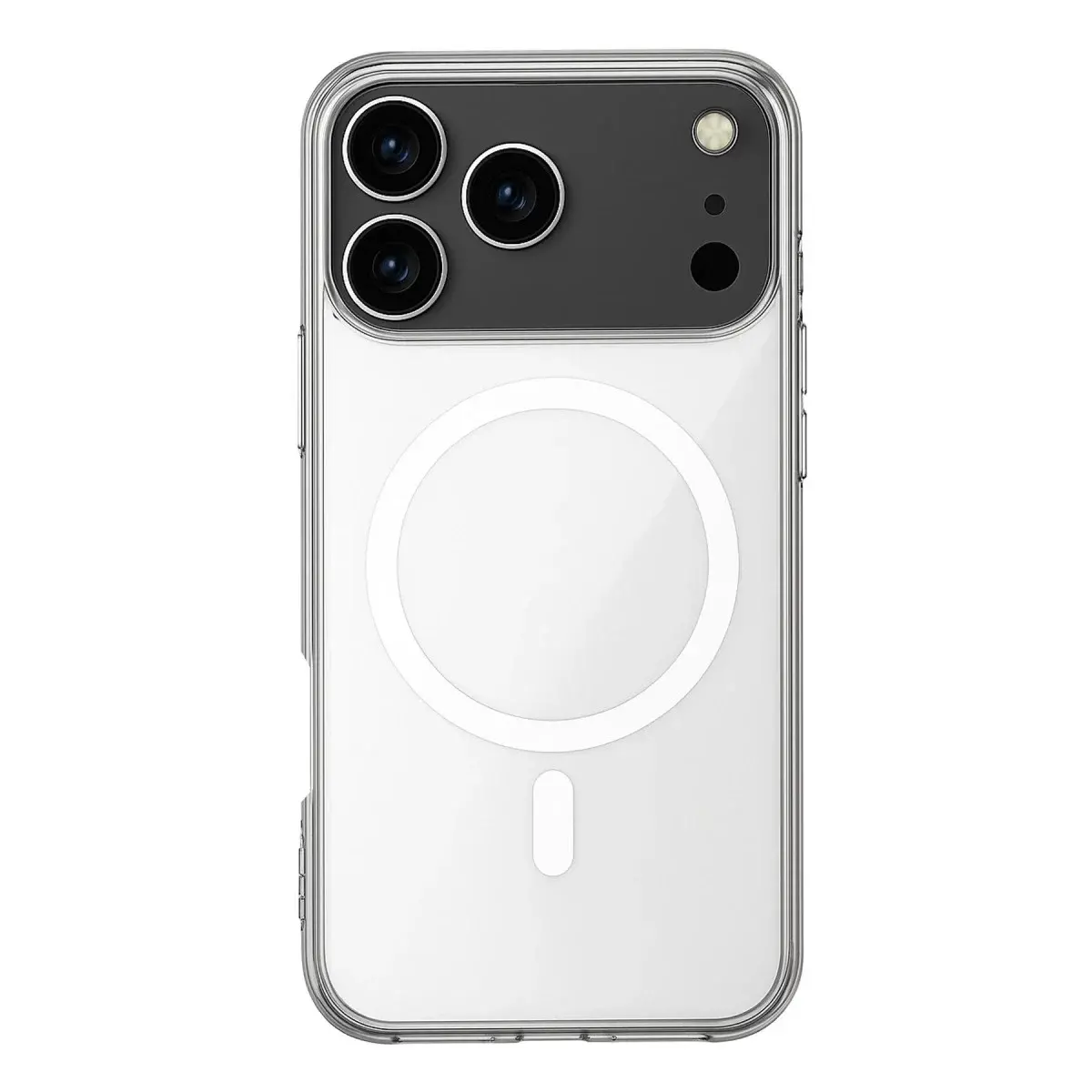 İphone 17 Pro Kılıf Magneticsafe Şeffaf Silikon - Şeffaf