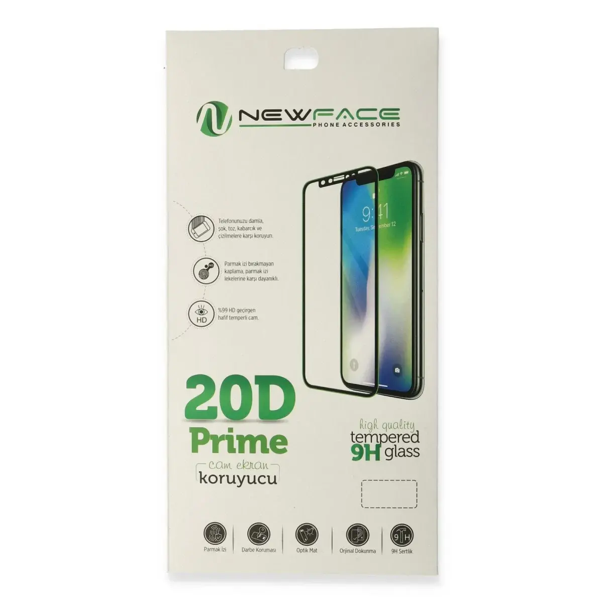 İphone 6 20d Premium Cam Ekran Koruyucu - Beyaz