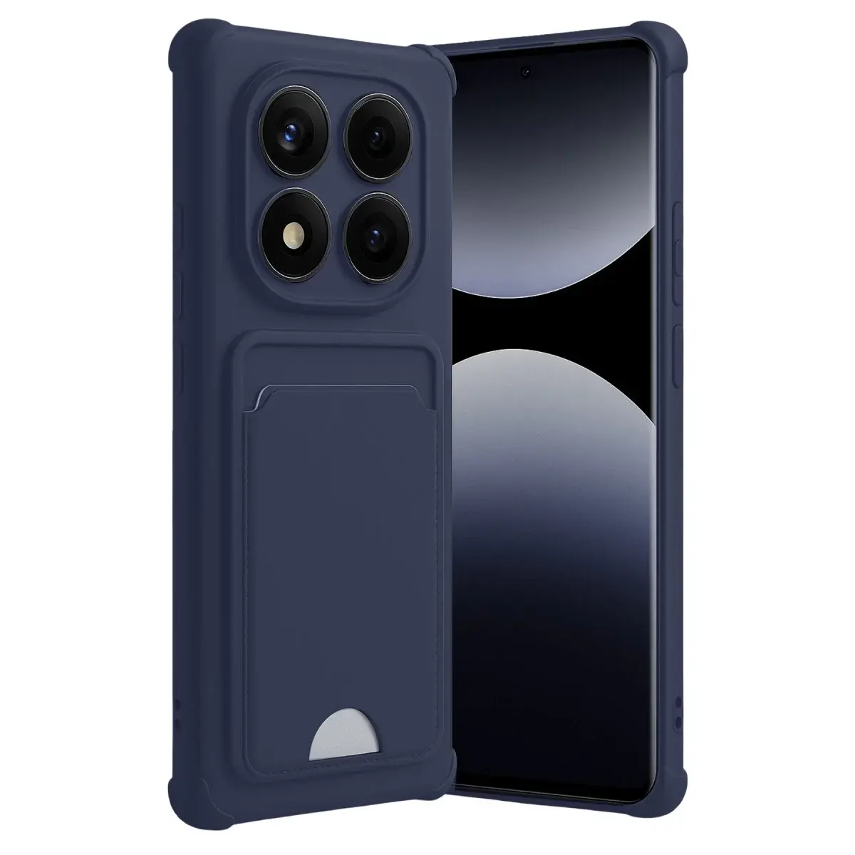 Xiaomi Redmi Note 14 Pro 4g Kelvin Kartvizitli Silikon - Lacivert