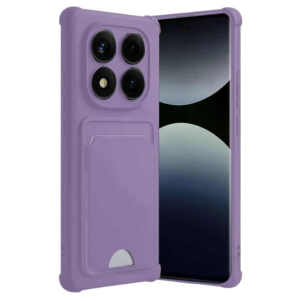 Xiaomi Redmi Note 14 Pro Plus Kelvin Kartvizitli Silikon - Lila