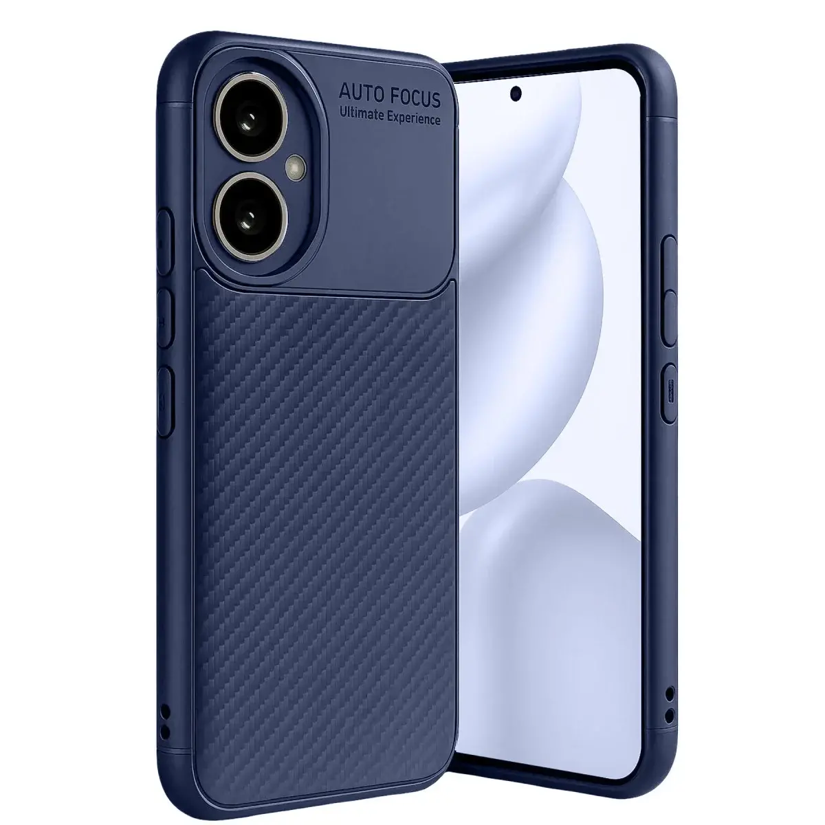 Honor 400 Kılıf Auto Focus Karbon Kapak - Lacivert