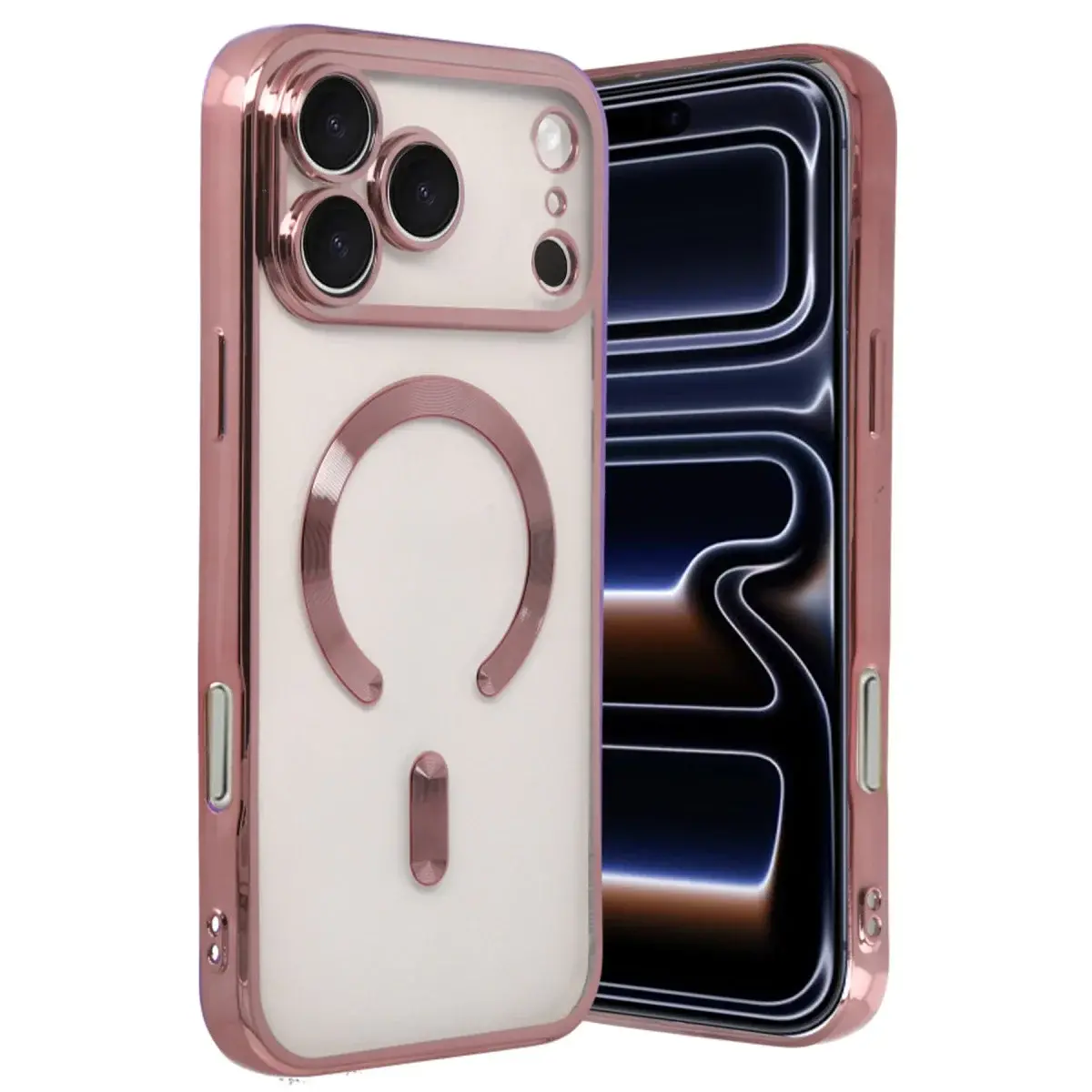 İphone 17 Pro Kross Magneticsafe Kapak - Rose