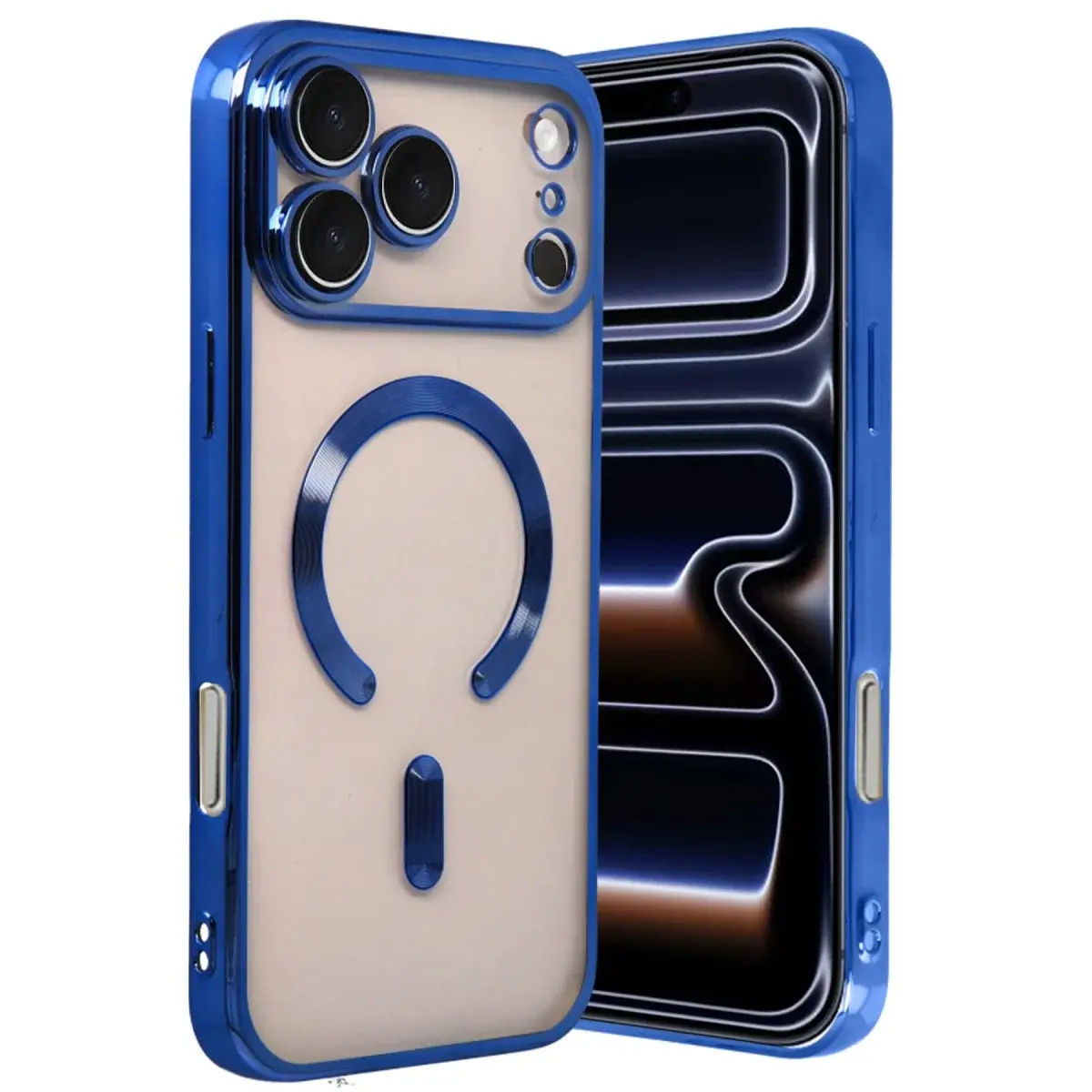 İphone 17 Pro Max Kross Magneticsafe Kapak - Lacivert