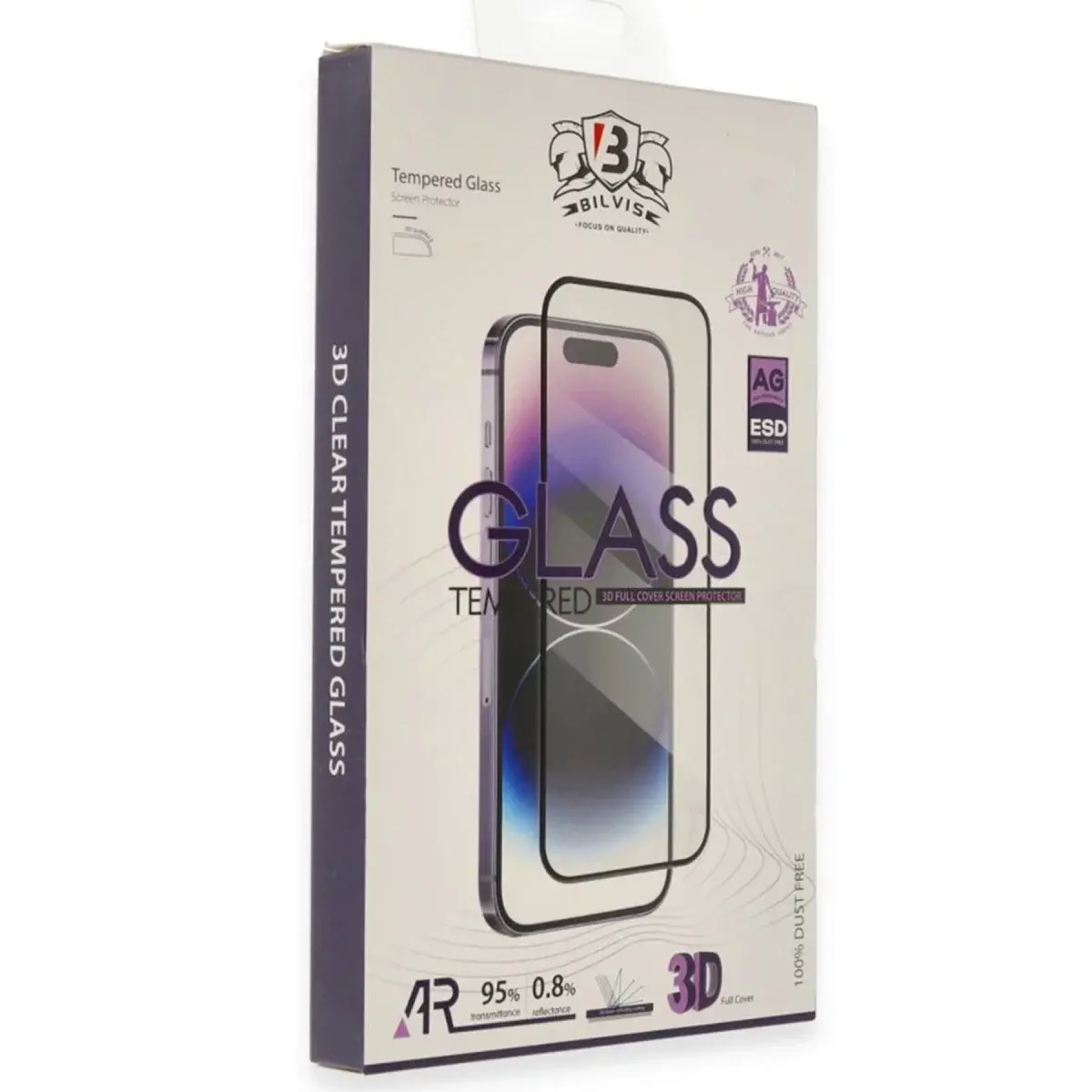 İphone 17 Pro Bilvis 5d Super Clear Diamond Cam Ekran Koruyucu