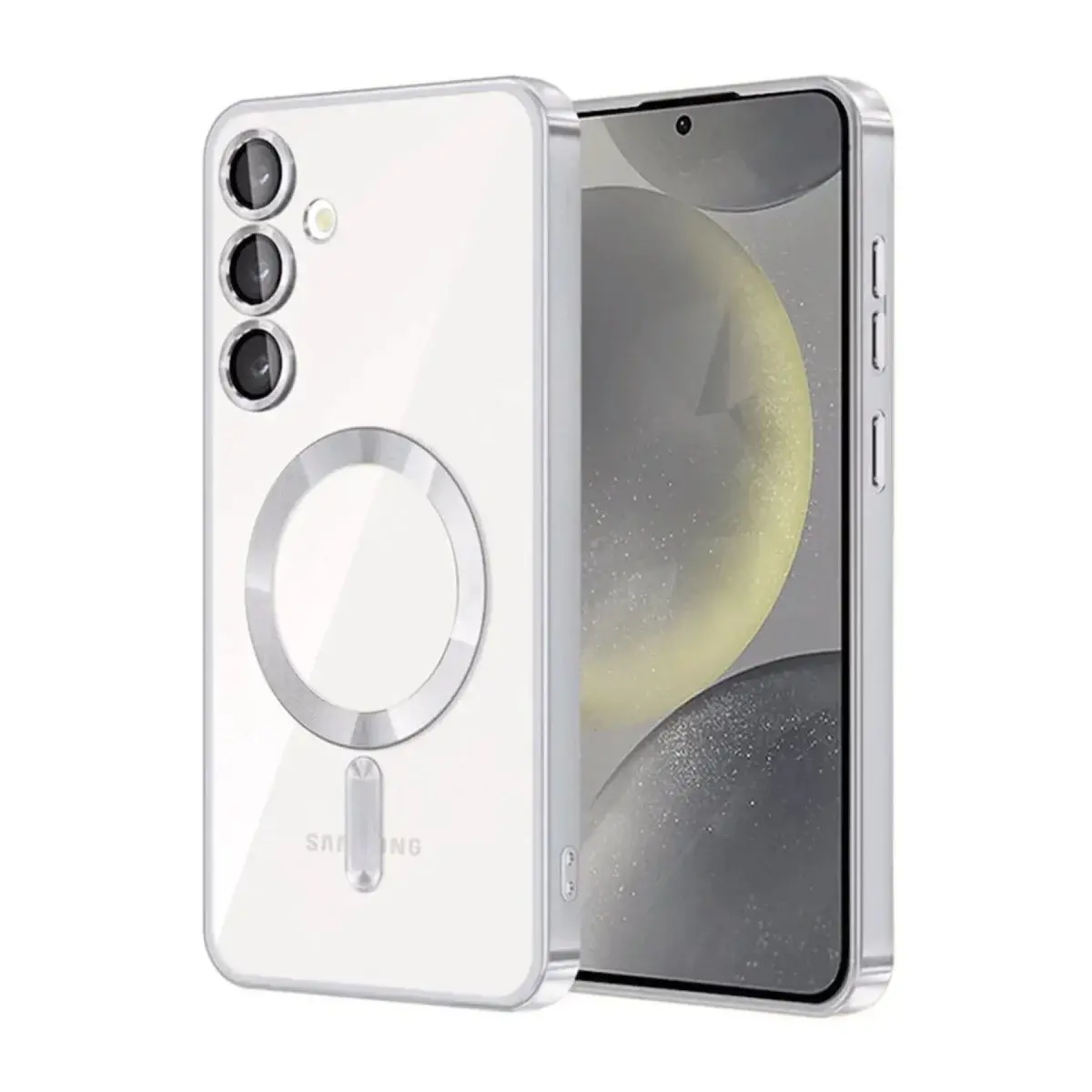 Samsung Galaxy A55 5g Kross Magneticsafe Kapak - Gümüş