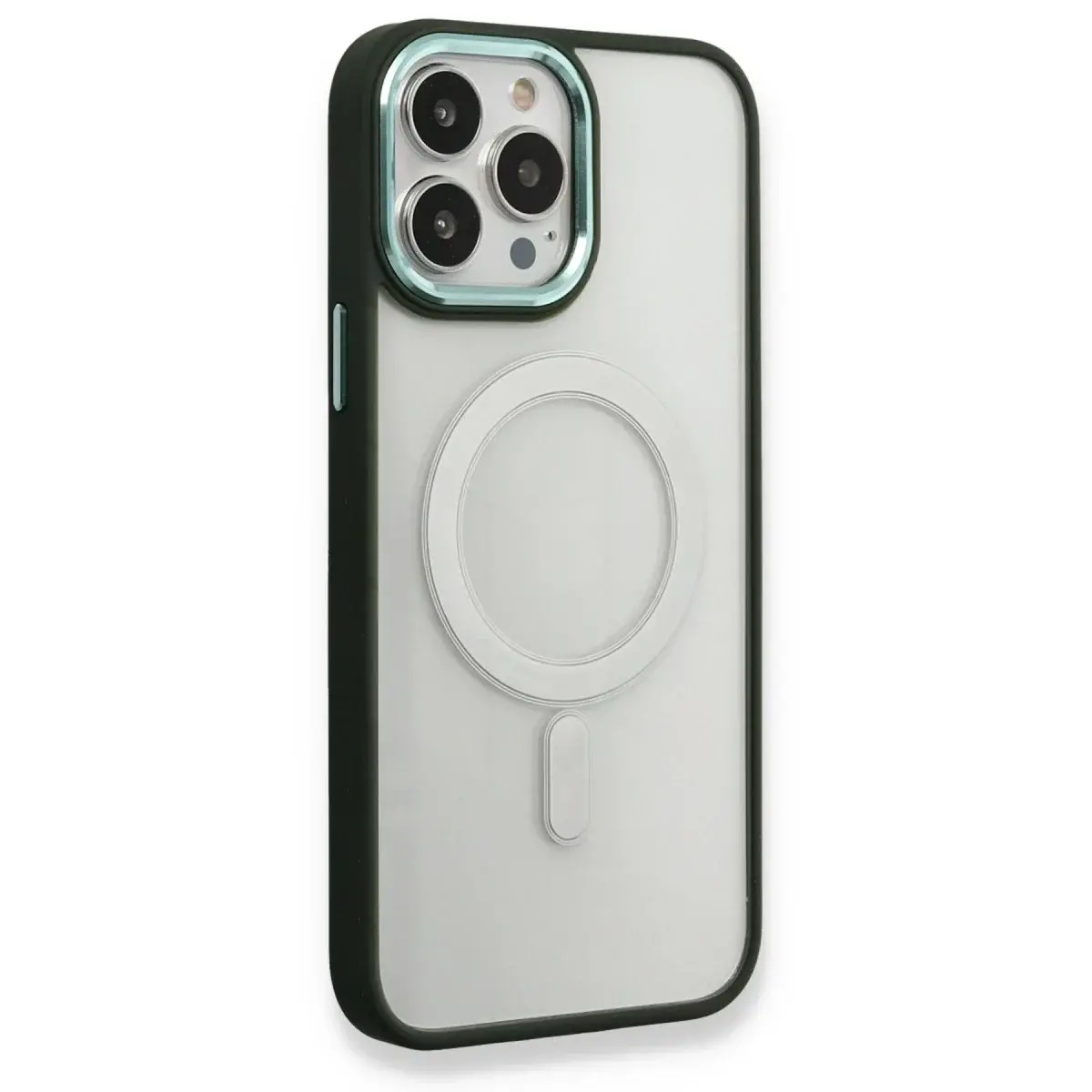 İphone 14 Pro Max Kılıf Room Magneticsafe Silikon - Köknar Yeşili