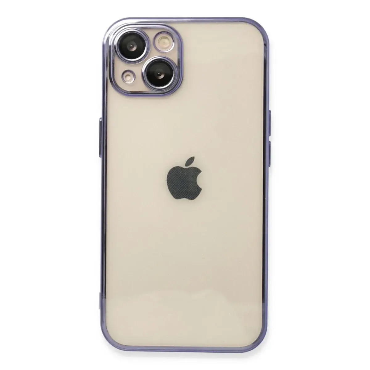 İphone 14 Kılıf Razer Lensli Silikon - Mor