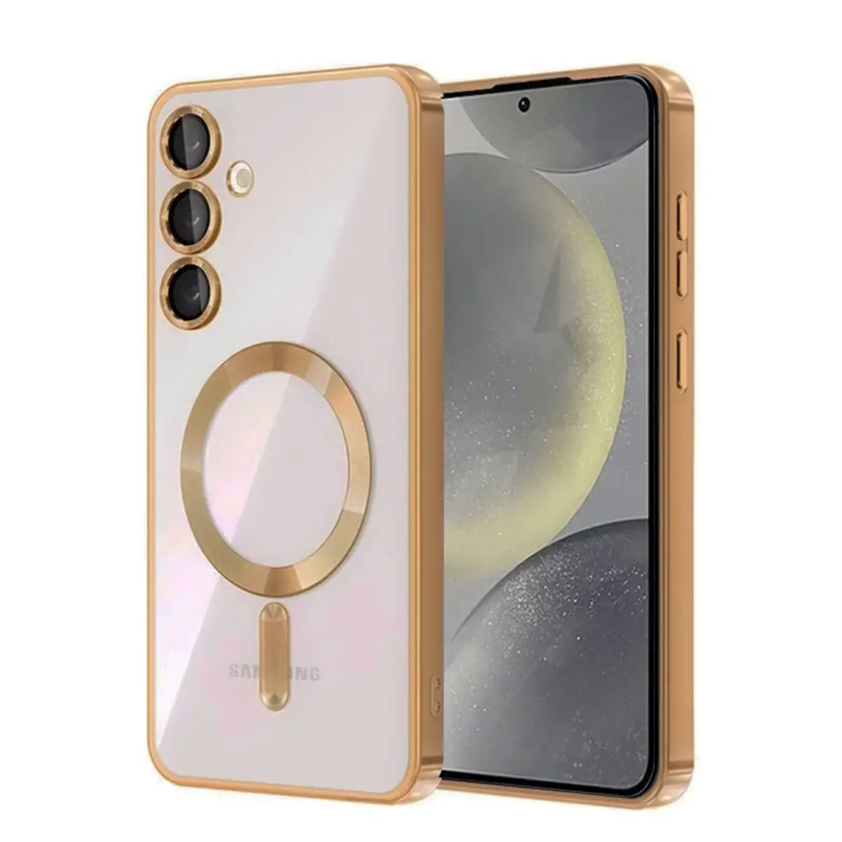 Samsung Galaxy A56 Kross Magneticsafe Kapak - Çöl Titanyum