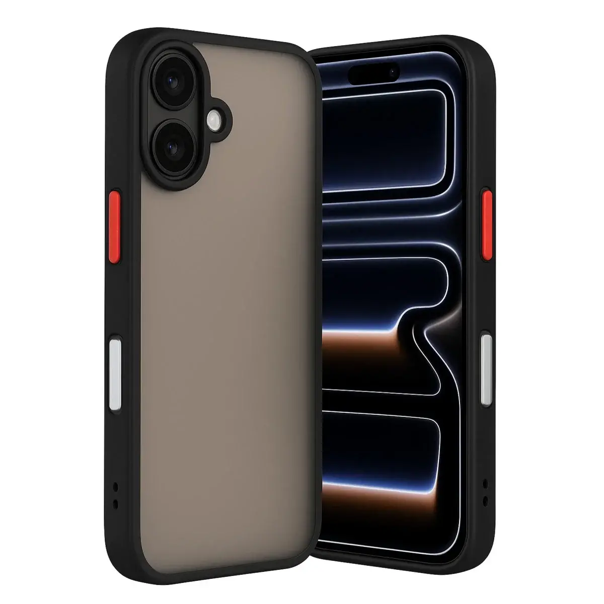 İphone 17 Kılıf Montreal Silikon Kapak - Siyah