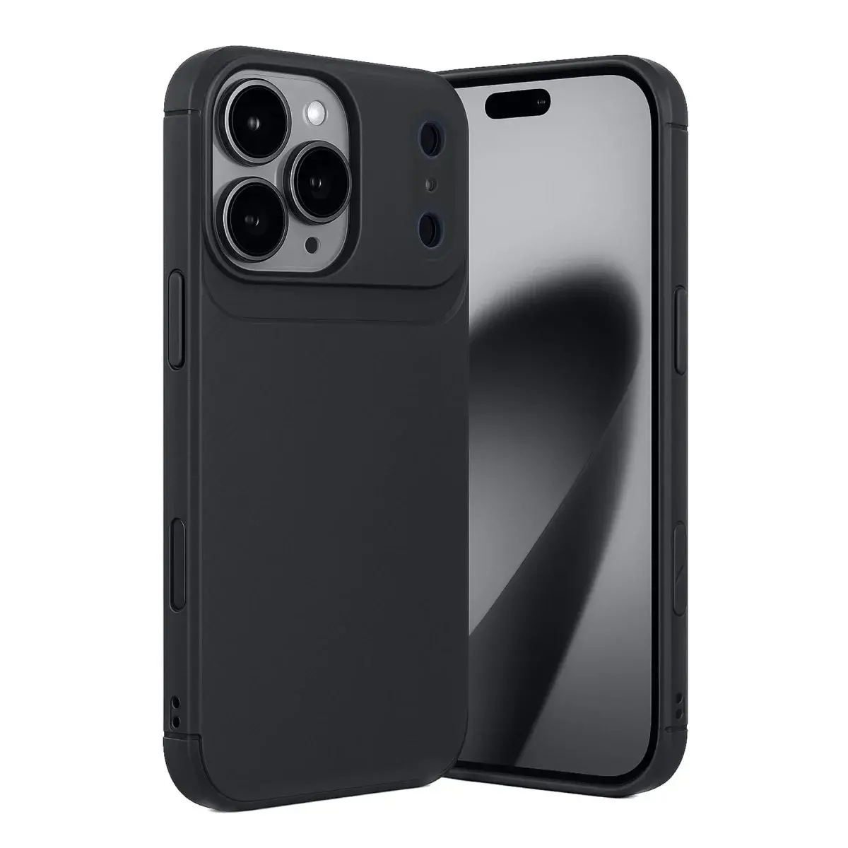 İphone 17 Pro Max Auto Focus Karbon Kapak - Siyah