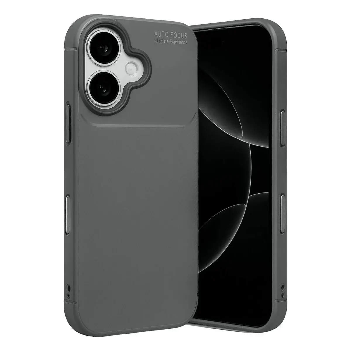 İphone 17 Auto Focus Karbon Kapak - Gri