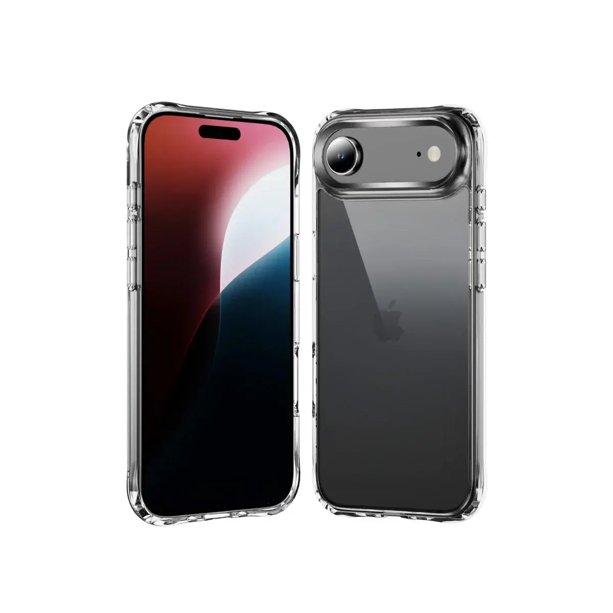 İphone 17 Air Lüx Şeffaf Silikon - Şeffaf