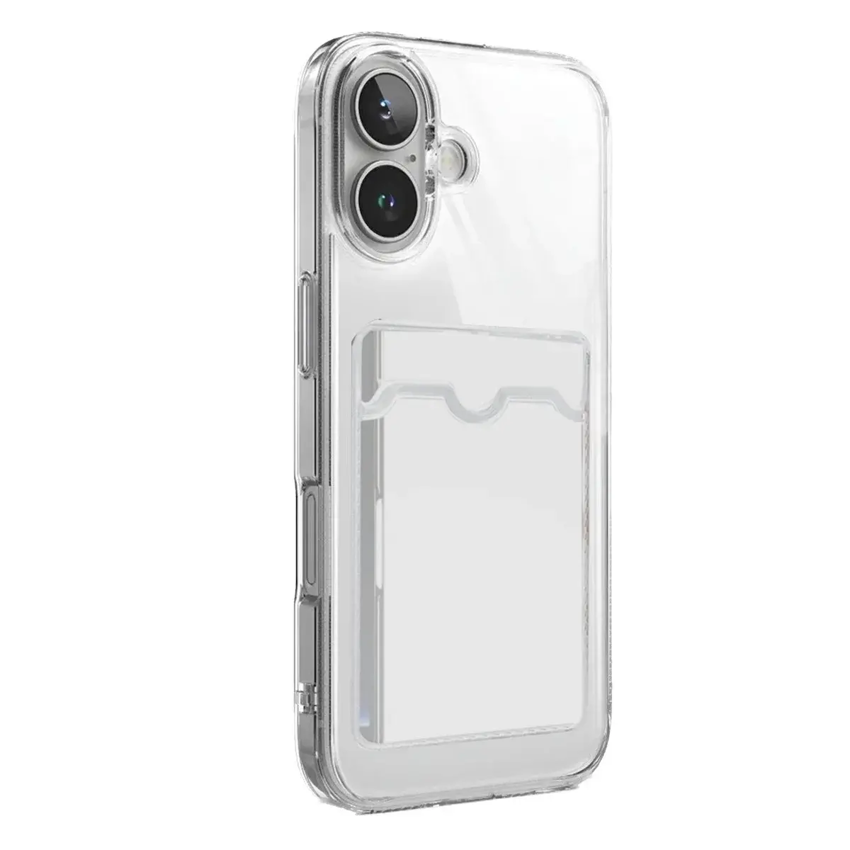 İphone 17 Kart Şeffaf Silikon - Şeffaf