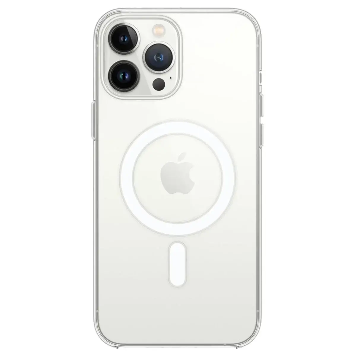 İphone 14 Pro Max Kılıf Magneticsafe Şeffaf Silikon - Şeffaf