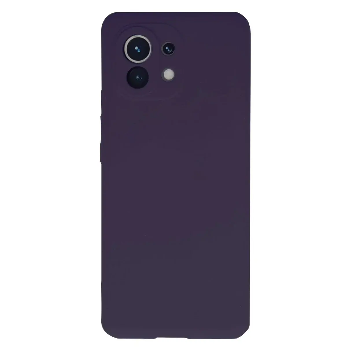 Xiaomi Mi 11 Kılıf Nano İçi Kadife Silikon - Mor