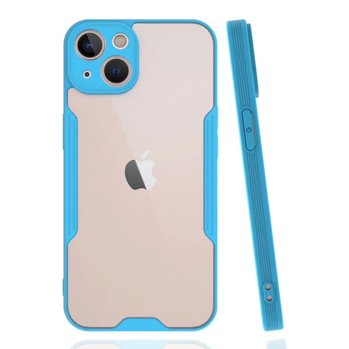 İphone 14 Plus Kılıf Platin Silikon - Mavi